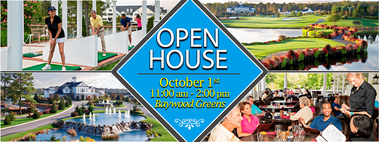 Featured image for “Open House on Saturday, October 1st, 11:00am – 2:00pm at Baywood Greens”